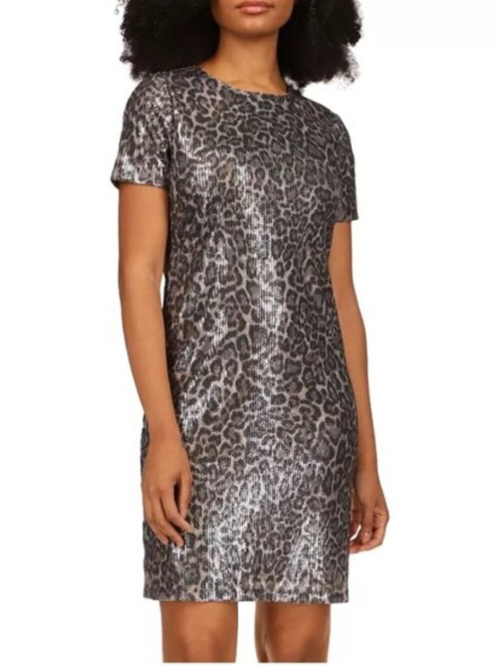 NWT Michael Kors Cheetah Print Sequin Dress